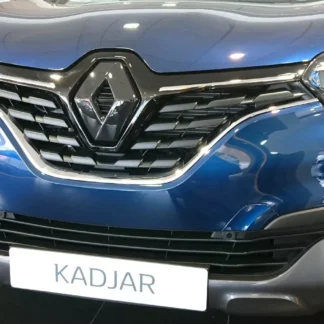 FRONT and REAR logo COVER for Renault Kadjar 2015-2020 in GLOSS BLACK