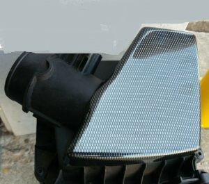 AIR BOX COVER for FORD FIESTA Mk7 7.5  ST in CARBON FIBRE EFFECT