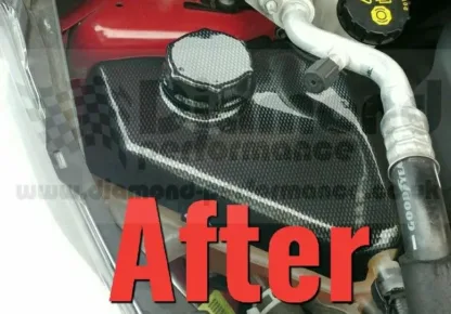 ENGINE BAY VANITY KIT for FORD FIESTA Mk7/7.5 st AIR FUSE COOLANT bottle cover in carbon effect - Image 7
