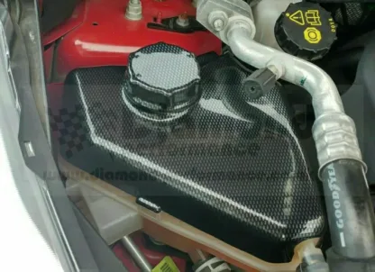 ENGINE BAY VANITY KIT for FORD FIESTA Mk7/7.5 st AIR FUSE COOLANT bottle cover in carbon effect - Image 9