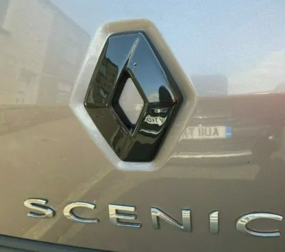 FRONT and REAR logo COVER for Renault SCENIC mk3 2013-2016 GLOSS BLACK - Image 3