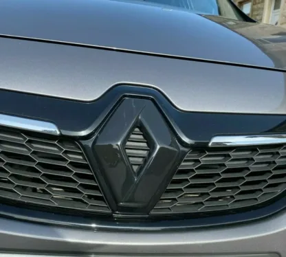 FRONT and REAR logo COVER for Renault SCENIC mk3 2013-2016 GLOSS BLACK - Image 5