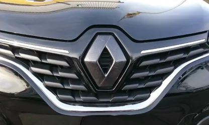 FRONT logo COVER Renault Kadjar 2015-2020 CARBON FIBRE EFFECT (front only) - Image 3
