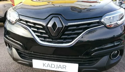 FRONT logo COVER Renault Kadjar 2015-2020 CARBON FIBRE EFFECT (front only)