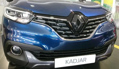 FRONT logo COVER for Renault Kadjar 2015-2020 GLOSS BLACK front only - Image 5