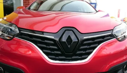 FRONT logo COVER for Renault Kadjar 2015-2020 GLOSS BLACK front only