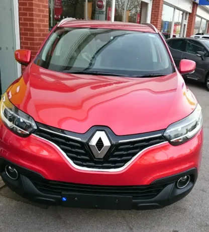 FRONT logo COVER for Renault Kadjar 2015-2020 GLOSS BLACK front only - Image 9