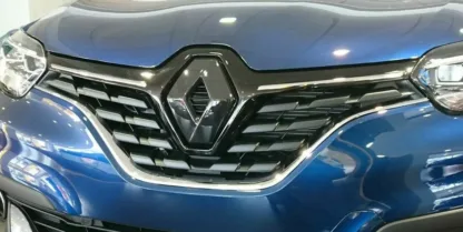 FRONT logo COVER for Renault Koleos mk2 2017-2019 GLOSS BLACK (front only)