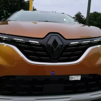 GLOSS BLACK FRONT badge COVER for Renault Captur mk2 2019/2020 2021(front only)