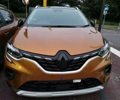 GLOSS BLACK FRONT and REAR badge COVER for Renault Captur mk2 2019/2020,2021 (pair) - Image 5
