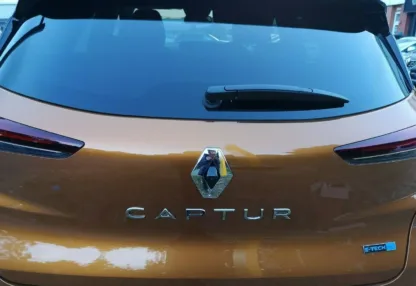 GLOSS BLACK REAR badge COVER for Renault Captur mk2 2019/2020 2021 (rear only)camera - Image 3