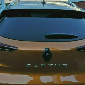 GLOSS BLACK REAR badge COVER for Renault Captur mk2 2019/2020 2021 (rear only)camera