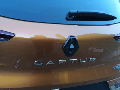 GLOSS BLACK REAR badge COVER for Renault Captur mk2 2019/2020 2021 (rear only)camera - Image 5