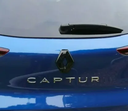 GLOSS BLACK REAR badge COVER for Renault Captur mk2 2019/2020 2021 (rear only) - Image 3