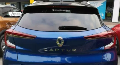 GLOSS BLACK REAR badge COVER for Renault Captur mk2 2019/2020 2021 (rear only) - Image 4