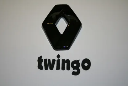 GLOSS BLACK REAR badge COVER for Renault TWINGO 2 FACELIFT 2011-2014 (rear only) - Image 3