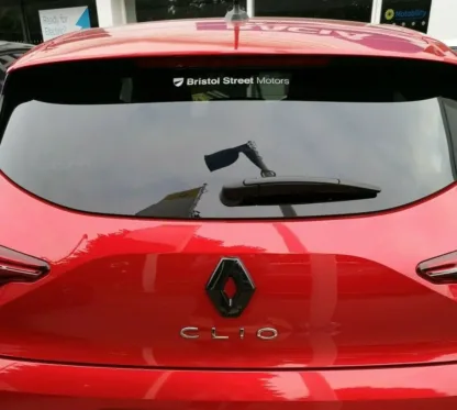 GLOSS BLACK REAR badge logo COVER for Renault Clio 5 2019/2020 2021(rear only) - Image 3
