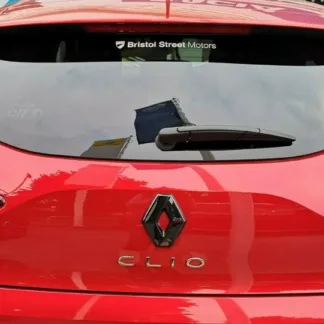 GLOSS BLACK REAR badge logo COVER for Renault Clio 5 2019/2020 2021(rear only)