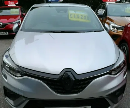 GLOSS black badge covers for Renault Clio 5 2019-21 cars with rear view camera (pair) - Image 4