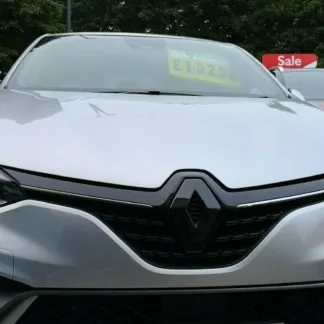 GLOSS black badge covers for Renault Clio 5 2019-21 cars with rear view camera (pair)