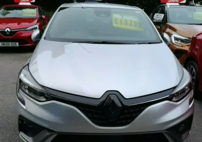 GLOSS black badge covers for Renault Clio 5 2019-21 cars with rear view camera (pair) - Image 6