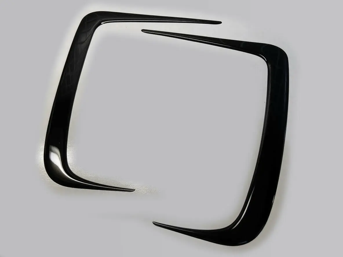 GLOSS BLACK rear domed fake vent for Renault Clio 4 2013-2019 (all models) pair - Image 3