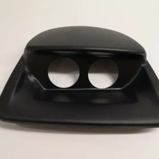 LHD, DOUBLE DASH POD 2 x 52mm hole for RENAULT CLIO Mk3 in TEXTURED BLACK