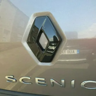 REAR badge COVER for RENAULT SCENIC mk3 2013 - 2016 GLOSS BLACK rear only