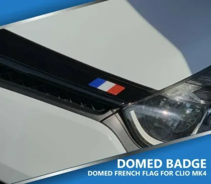 Front domed badge with French flag, All Models - Image 3