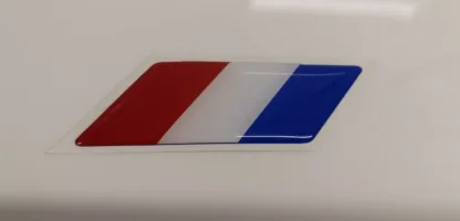 Front domed badge with French flag, All Models - Image 4