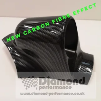 PILLAR POD/MOUNT (fit 52mm gauge) for Renault CLIO Mk2 in CARBON EFFECT O/S