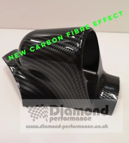 PILLAR POD/MOUNT (fit 52mm gauge) for Renault CLIO Mk2 in CARBON EFFECT O/S