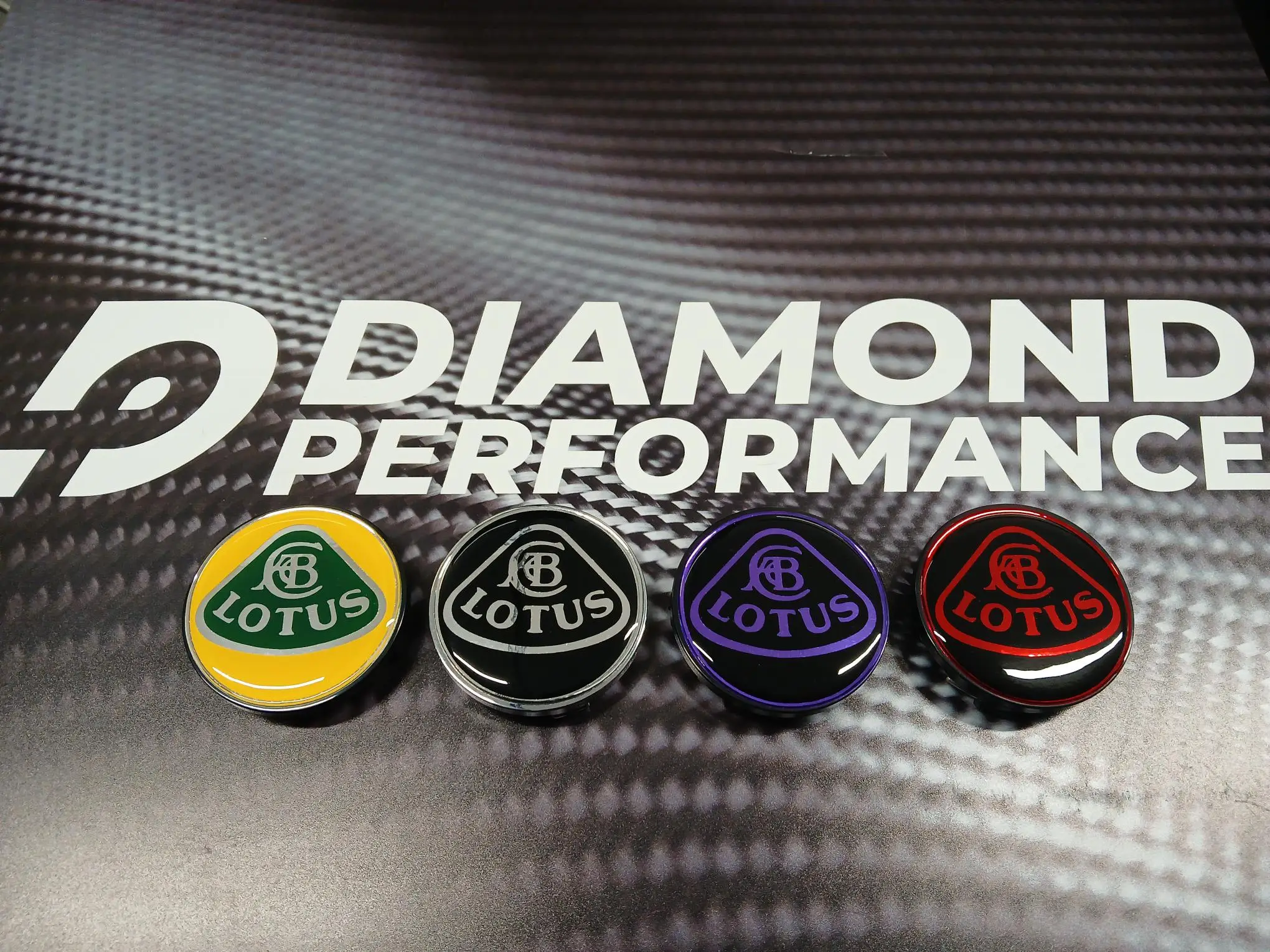 Lotus Alloy Wheel Centre Caps (*4), 59mm Choice of colour options available