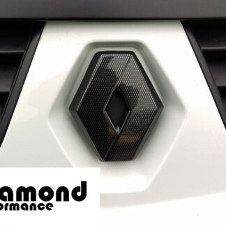 2015 Kohlefaser Effekt Abzeichen Bezüge Vorne und Hinten, Viele Farben - Glanz Schwarz Diamond Performance Renault Kadjar