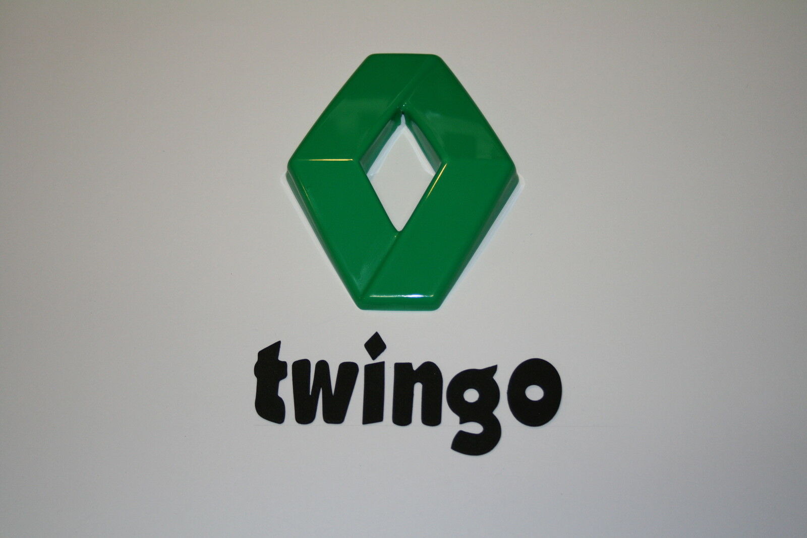Portachiavi - Renault Twingo - Verde - Monogram Badge Trunk Logo