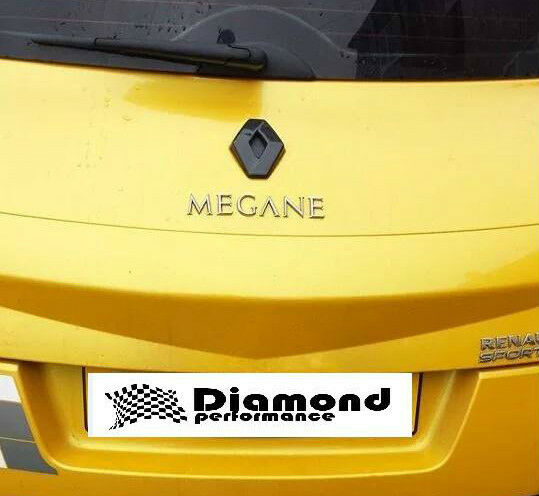 Logo COVER for Renault Megane mk3 pre-facelift 2009-2013 in GLOSS BLACK