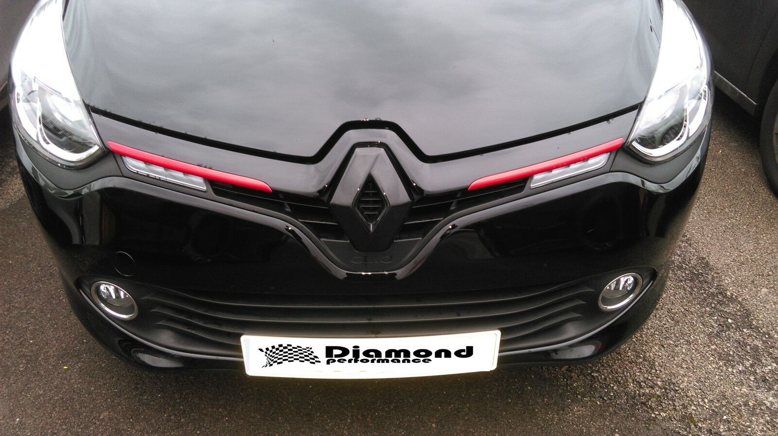 4RS2] Références Renault des monogrammes et logos noirs (idem Clio RS18 ou  option Black pack) - Clio RS Concept ®