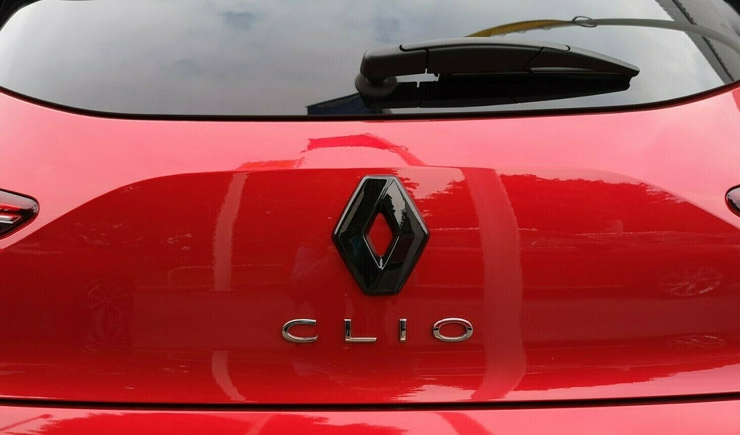 GLOSS black badge covers for Renault Clio 5 2019-2021 pair