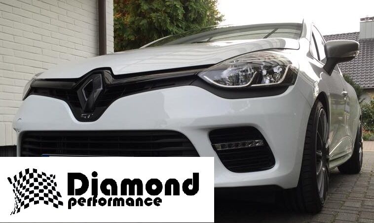 Black Front And Rear Emblem Badge For Renault Clio IV 628909470R 908890837R Glossy