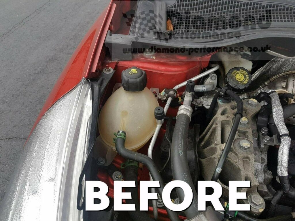 COOLANT BOTTLE CAP and bottle COVER for Renault CLIO 4 in Carbon Effect